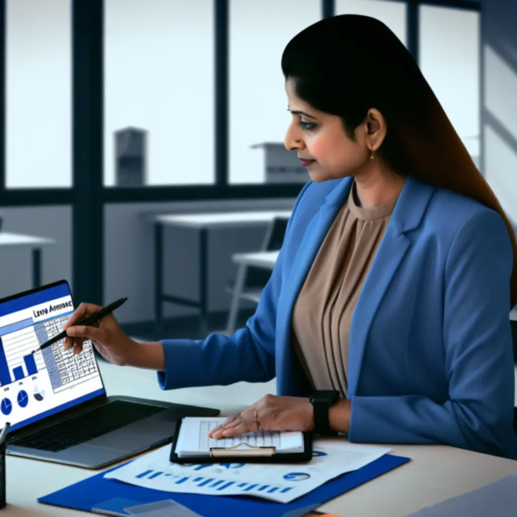 Responsable examinant des relevés de congés et d'absences