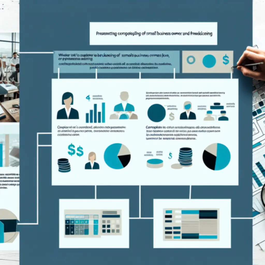 Guide financier sous forme d'infographie expliquant les principales étapes de la gestion comptable
