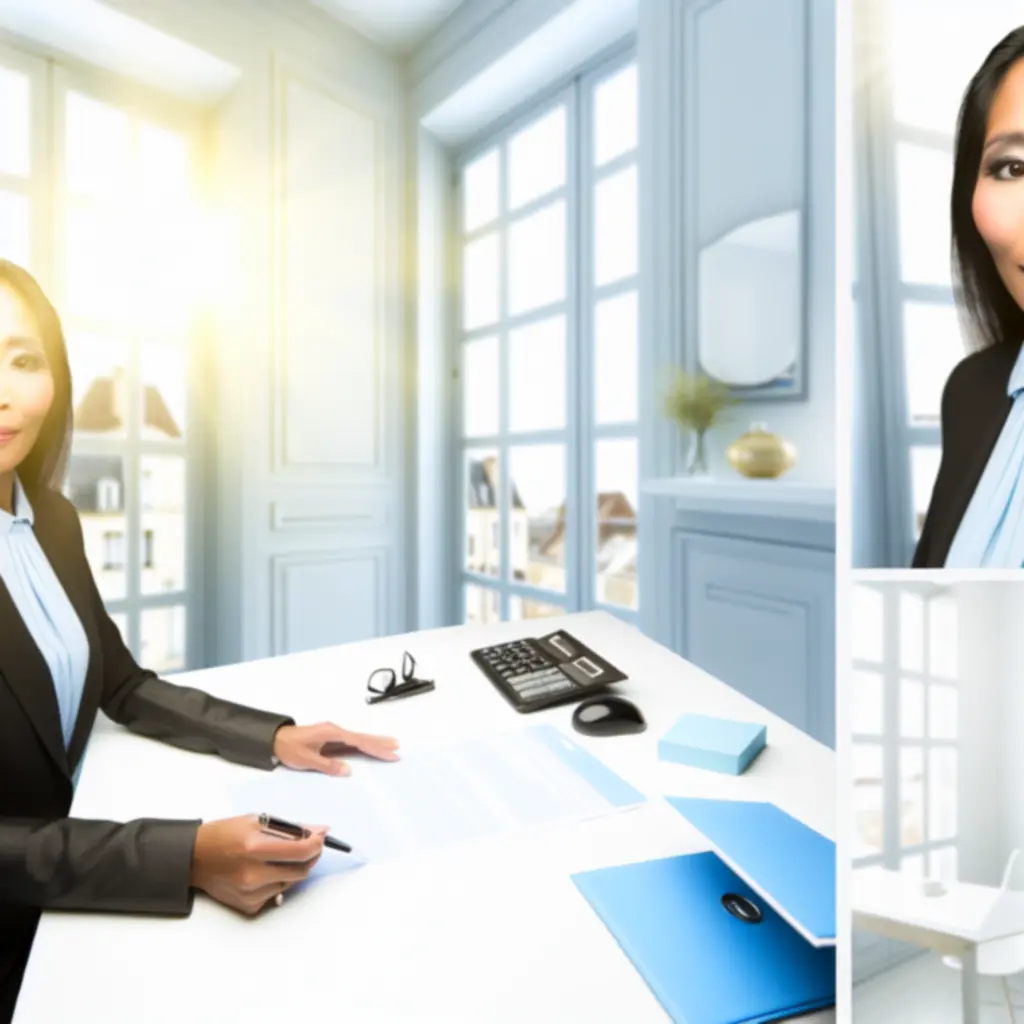 Espace de travail moderne illustrant la gestion comptable professionnelle